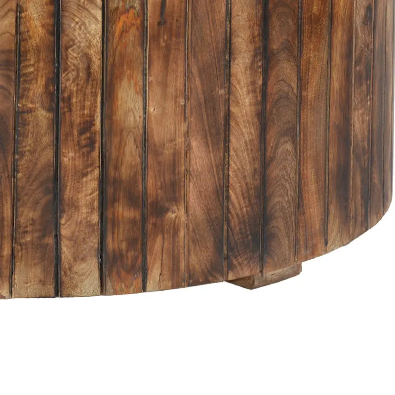 Modern Grey Fabric &amp; Walnut Eastern King Bed
