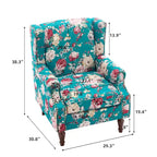 Upholstered Accent Chair Nailhead Trim Arm Chair