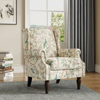 Upholstered Accent Chair Nailhead Trim Arm Chair