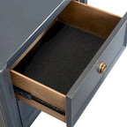 Furniture of America Arlena Modern Solid Wood Nightstand with USB Ports