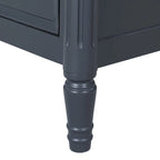 Furniture of America Arlena Modern Solid Wood Nightstand with USB Ports