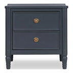 Furniture of America Arlena Modern Solid Wood Nightstand with USB Ports
