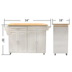 Kitchen Island & Kitchen Cart(no include stool)