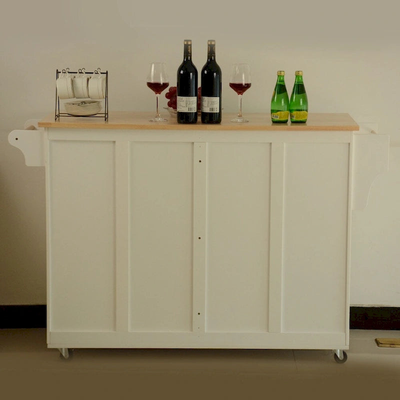 Kitchen Island & Kitchen Cart(no include stool)
