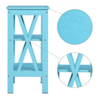 Modern Nightstand with 3-Tier Storage Shelves