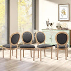 French Dining Chair with Nailhead Trim Set of 6