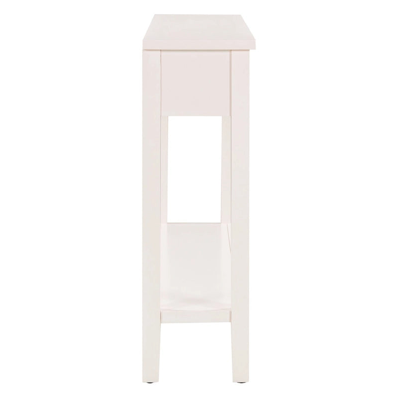 High-Quality Entryway Console Table with 4 Spacious Drawers & 1 Bottom Shelf