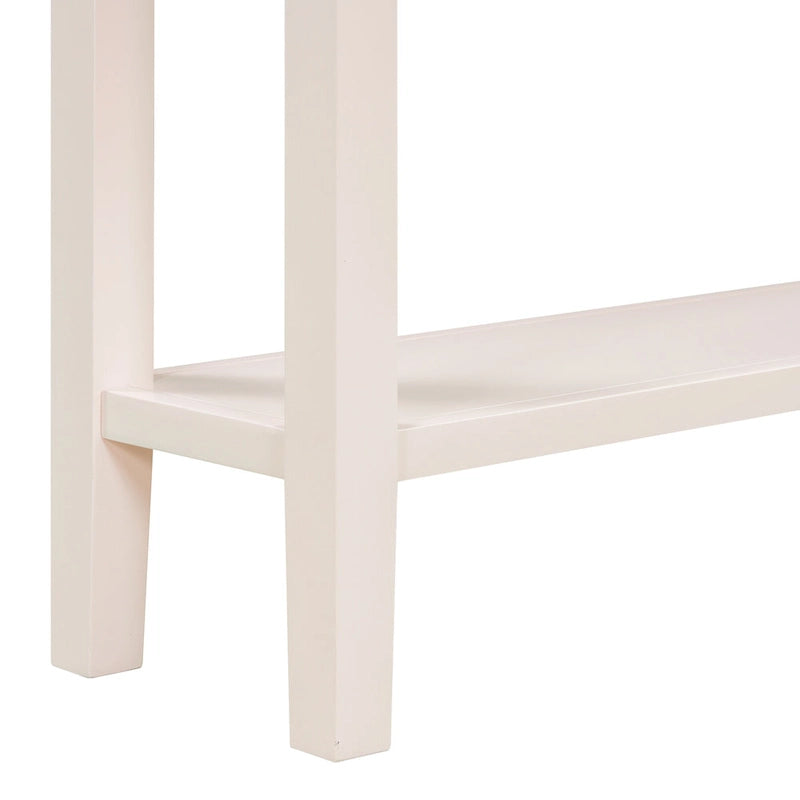 High-Quality Entryway Console Table with 4 Spacious Drawers & 1 Bottom Shelf