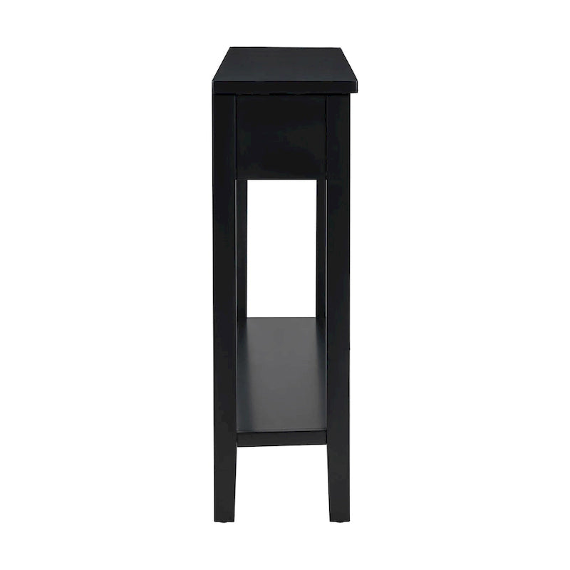High-Quality Entryway Console Table with 4 Spacious Drawers & 1 Bottom Shelf