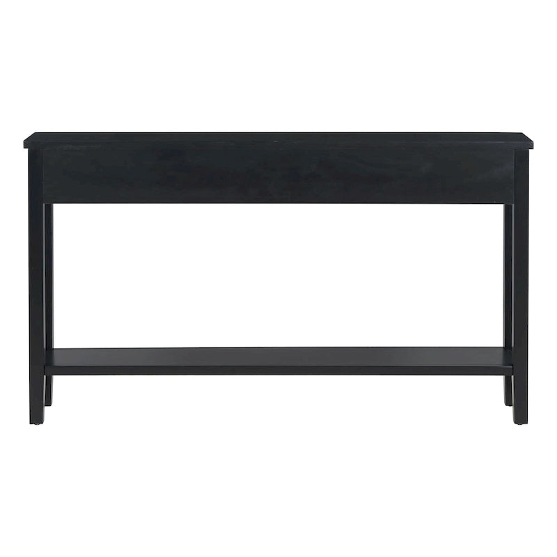 High-Quality Entryway Console Table with 4 Spacious Drawers & 1 Bottom Shelf
