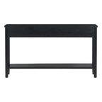 High-Quality Entryway Console Table with 4 Spacious Drawers & 1 Bottom Shelf