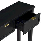 High-Quality Entryway Console Table with 4 Spacious Drawers & 1 Bottom Shelf