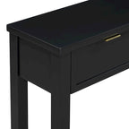 High-Quality Entryway Console Table with 4 Spacious Drawers & 1 Bottom Shelf