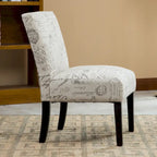 White 25.5 Upholstered Accent Chair