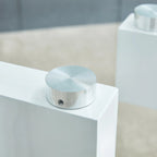 47.2 Modern Rectangular Coffee Table with Tempered Glass Tabletop and MDF Legs