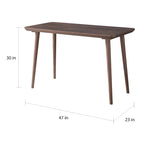Domina Contemporary 47-inch Beveled Edge Computer Desk by Furniture of America