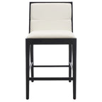 SAFAVIEH Couture Vonne Linen Counter Stool (Set of 2) - 19Wx22Dx36H