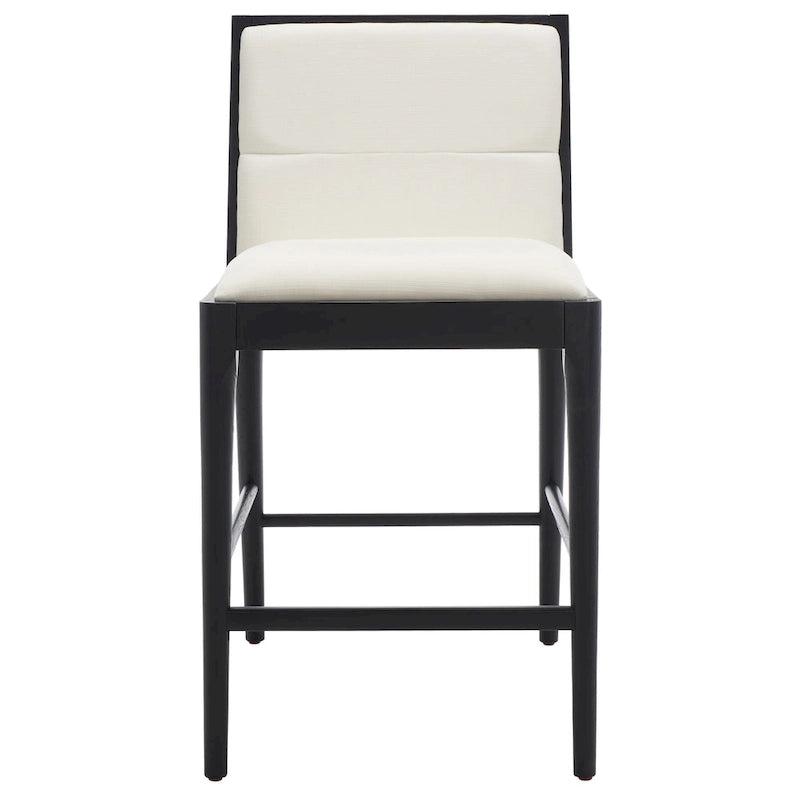 SAFAVIEH Couture Vonne Linen Counter Stool (Set of 2) - 19Wx22Dx36H