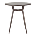 Carbon Loft Barton Industrial Round Dinette Table