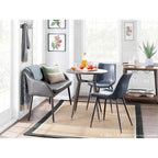 Carbon Loft Barton Industrial Round Dinette Table