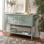 SAFAVIEH Milenija Oak Finish Storage Sideboard - 45.7 x 15 x 34 - 17Wx48Dx22H