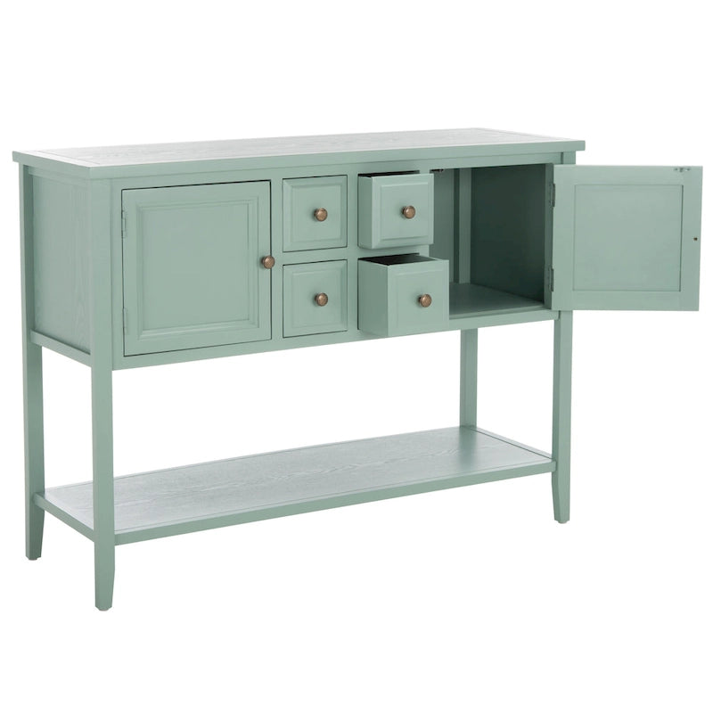 SAFAVIEH Milenija Oak Finish Storage Sideboard - 45.7 x 15 x 34 - 17Wx48Dx22H