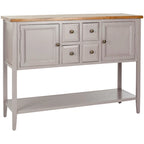 SAFAVIEH Milenija Oak Finish Storage Sideboard - 45.7 x 15 x 34 - 17Wx48Dx22H