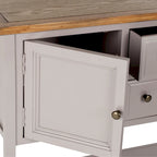 SAFAVIEH Milenija Oak Finish Storage Sideboard - 45.7 x 15 x 34 - 17Wx48Dx22H