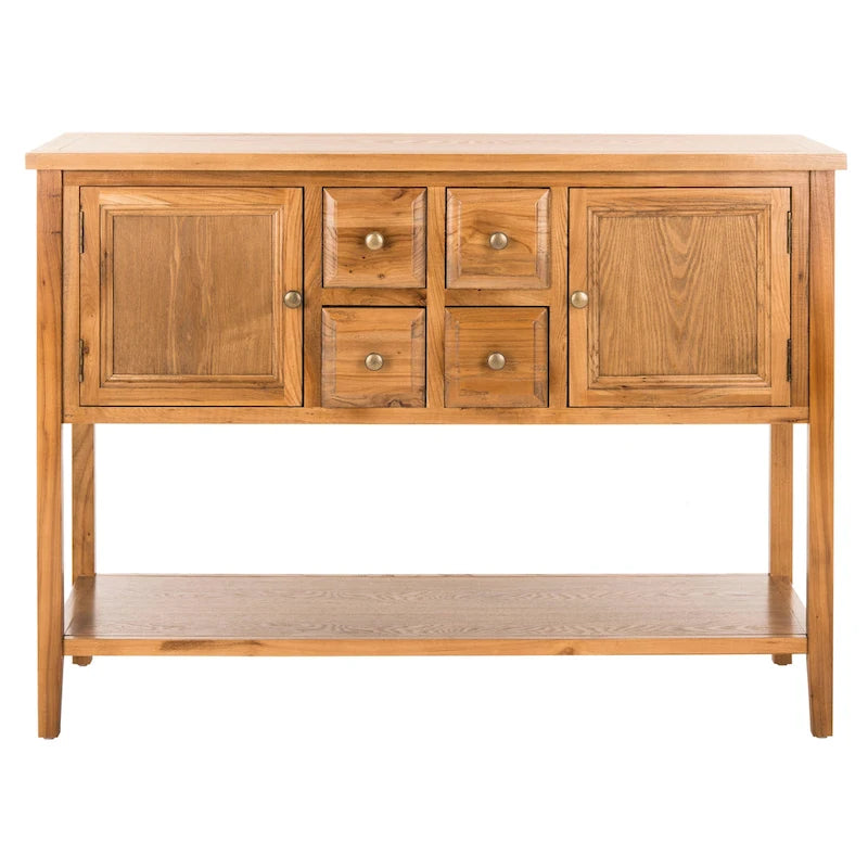SAFAVIEH Milenija Oak Finish Storage Sideboard - 45.7 x 15 x 34 - 17Wx48Dx22H