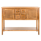 SAFAVIEH Milenija Oak Finish Storage Sideboard - 45.7 x 15 x 34 - 17Wx48Dx22H