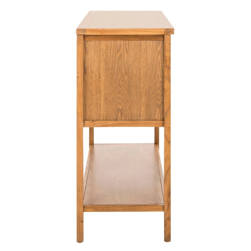 SAFAVIEH Milenija Oak Finish Storage Sideboard - 45.7 x 15 x 34 - 17Wx48Dx22H