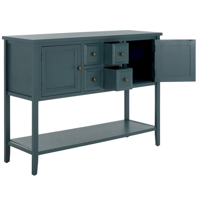 SAFAVIEH Milenija Oak Finish Storage Sideboard - 45.7 x 15 x 34 - 17Wx48Dx22H