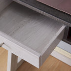 Tali Contemporary 2-Shelf Wall Leaning Desk with Drawer by Furniture of America
