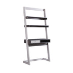 Tali Contemporary 2-Shelf Wall Leaning Desk with Drawer by Furniture of America
