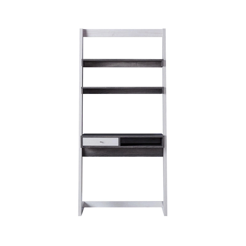 Tali Contemporary 2-Shelf Wall Leaning Desk with Drawer by Furniture of America