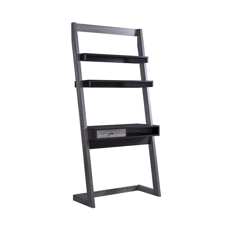 Tali Contemporary 2-Shelf Wall Leaning Desk with Drawer by Furniture of America
