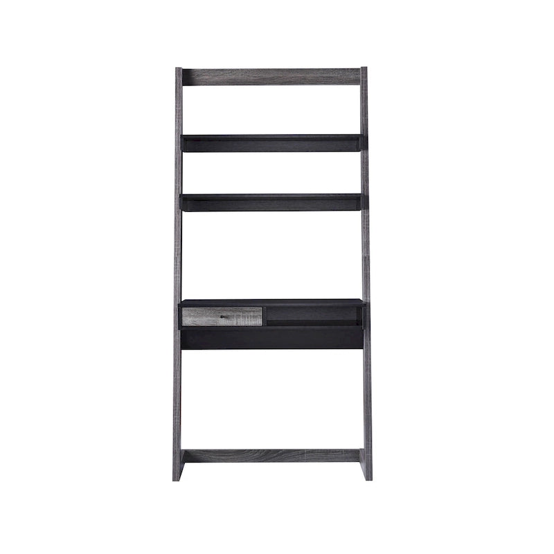 Tali Contemporary 2-Shelf Wall Leaning Desk with Drawer by Furniture of America