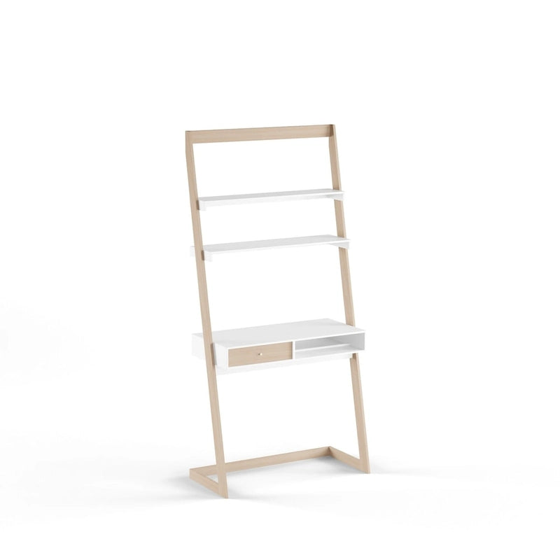 Tali Contemporary 2-Shelf Wall Leaning Desk with Drawer by Furniture of America