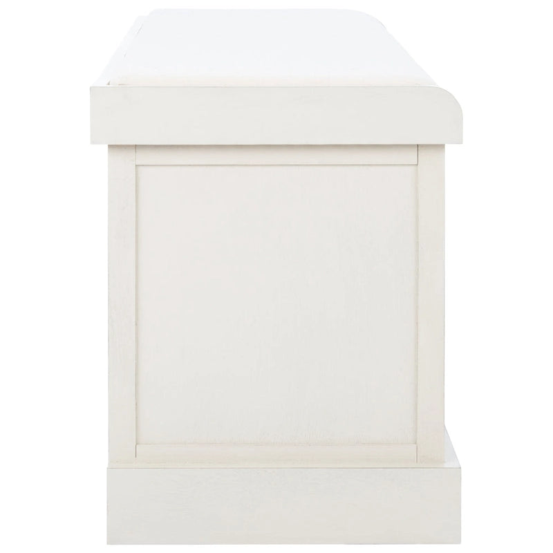 SAFAVIEH Fiorello 3-Drawer with Cushion Storage Bench - 47.3 W x 15 L x 19 H - 47Wx15Dx19H