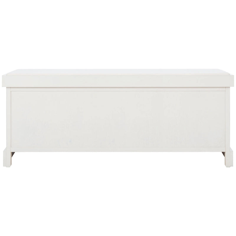 SAFAVIEH Fiorello 3-Drawer with Cushion Storage Bench - 47.3 W x 15 L x 19 H - 47Wx15Dx19H