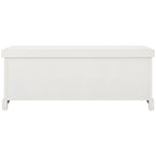 SAFAVIEH Fiorello 3-Drawer with Cushion Storage Bench - 47.3 W x 15 L x 19 H - 47Wx15Dx19H
