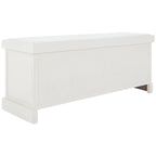 SAFAVIEH Fiorello 3-Drawer with Cushion Storage Bench - 47.3 W x 15 L x 19 H - 47Wx15Dx19H
