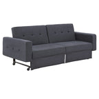 Palatka Full 80 Wide Tufted Fabric Convertible Futon by iNSPIRE Q Classic