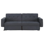 Palatka Full 80 Wide Tufted Fabric Convertible Futon by iNSPIRE Q Classic