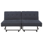 Palatka Full 80 Wide Tufted Fabric Convertible Futon by iNSPIRE Q Classic