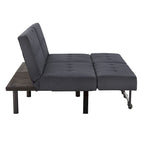 Palatka Full 80 Wide Tufted Fabric Convertible Futon by iNSPIRE Q Classic