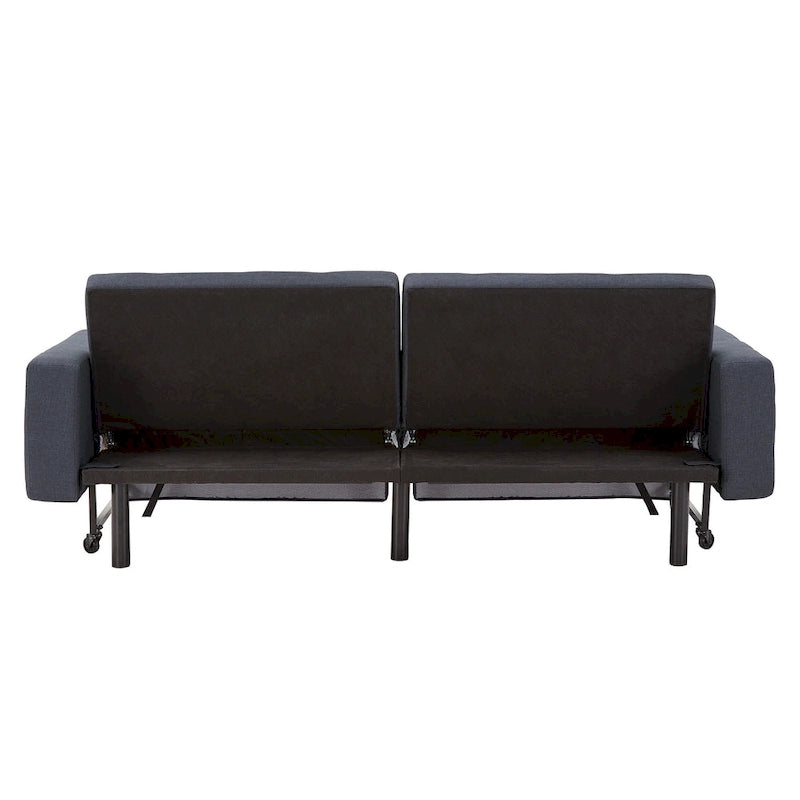 Palatka Full 80 Wide Tufted Fabric Convertible Futon by iNSPIRE Q Classic