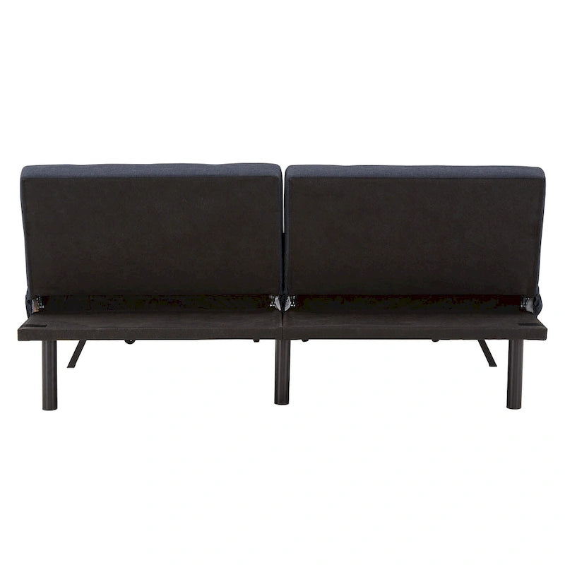 Palatka Full 80 Wide Tufted Fabric Convertible Futon by iNSPIRE Q Classic