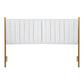 Silver Orchid Flohr Velvet Upholstered King Headboard