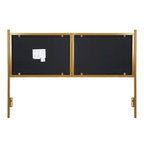 Silver Orchid Flohr Velvet Upholstered King Headboard